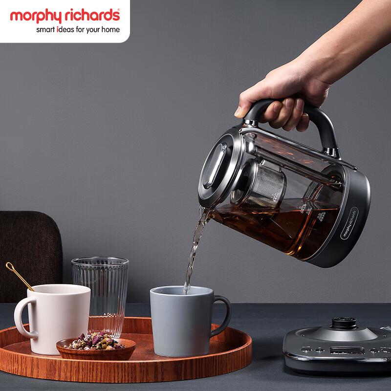 Умный стеклянный чайник для здоровья и чая Xiaomi Youpin Morphy Richards MR6088 с китайской вилкой (адаптер в комплекте)