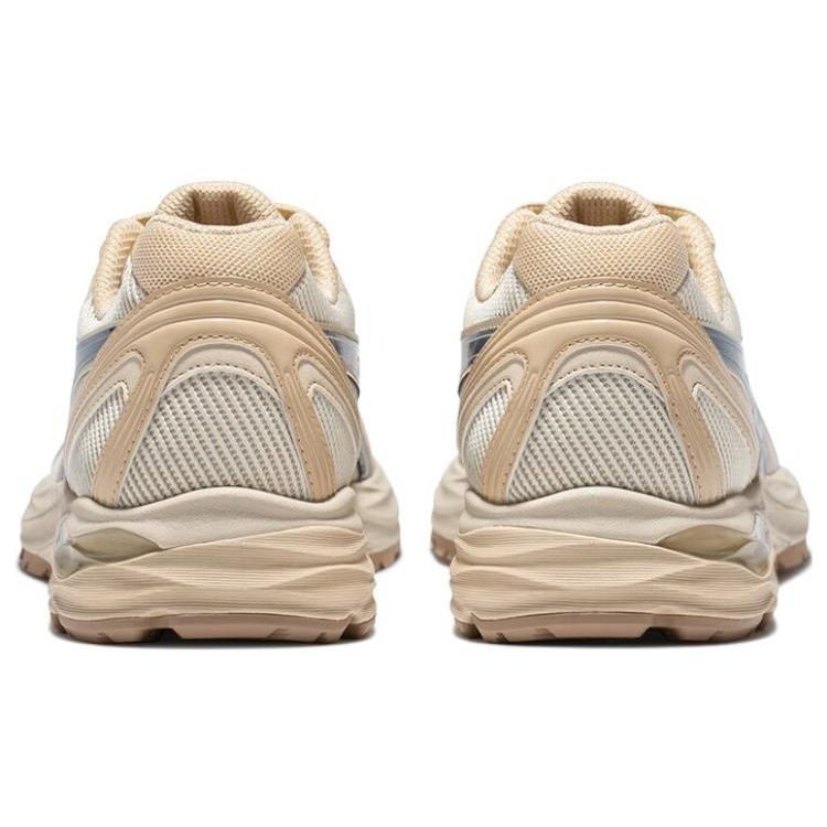 Asics Gel-Flux 4 Кроссовки женские с круглым носком, на шнуровке, из ткани и синтетической кожи, прочные, дышащие, низкие, для бега, белые/синие 1012B632-250