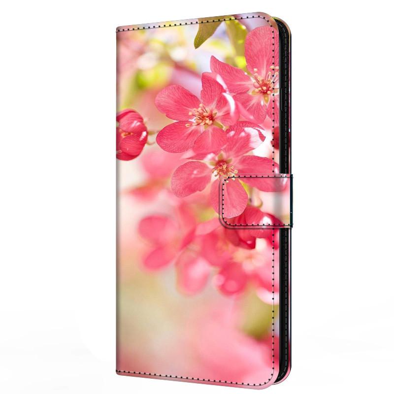 Кожаный чехол-книжка для Samsung A25 Кошелек Подставка Обложка-книга для Galaxy A15 4G 5G Магнитный Цветок Прекрасный A14 A34 A54 5G M13 4G