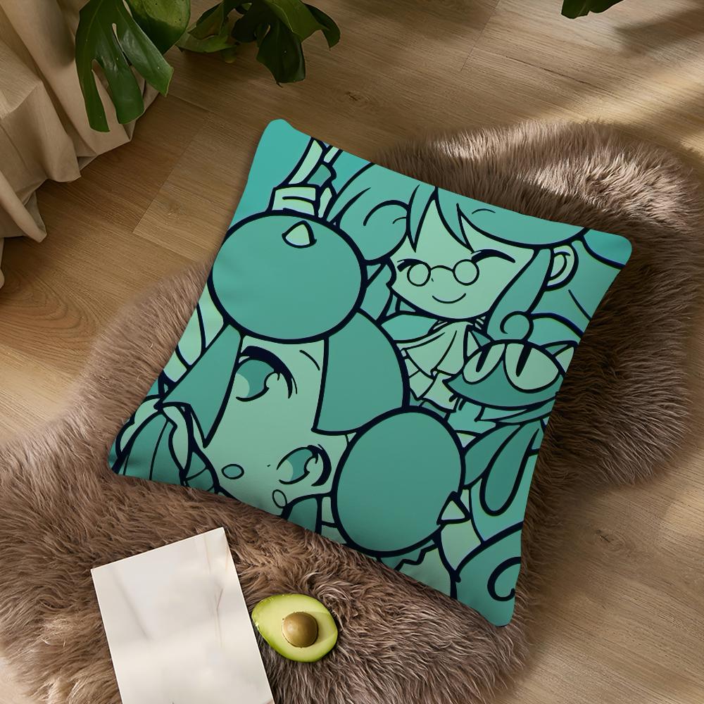 Игровой P-Puyo P-Pop F-Fever Аниме Сиг Для Спальни Автомобиля Кофейни Комнаты Мягкий и Гостиной Диван Декоративная Наволочка Чехол