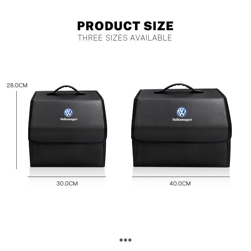 lijk1 Volkswagen Car Trunk Storage Box Large Capacity Tool Case For VW GTI Polo Golf MK6 Passat B6 Tiguan Arteon Jetta T-ROC ID.4 CC