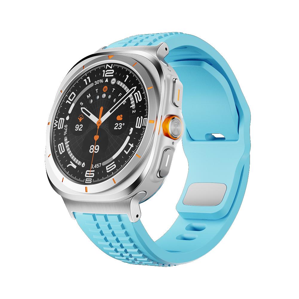 Спортивный силиконовый ремешок для Samsung Galaxy Watch Ultra 2025 Браслет Мужской наручный ремешок для Samsung Galaxy Watch Ultra 47 мм 2024 Correa