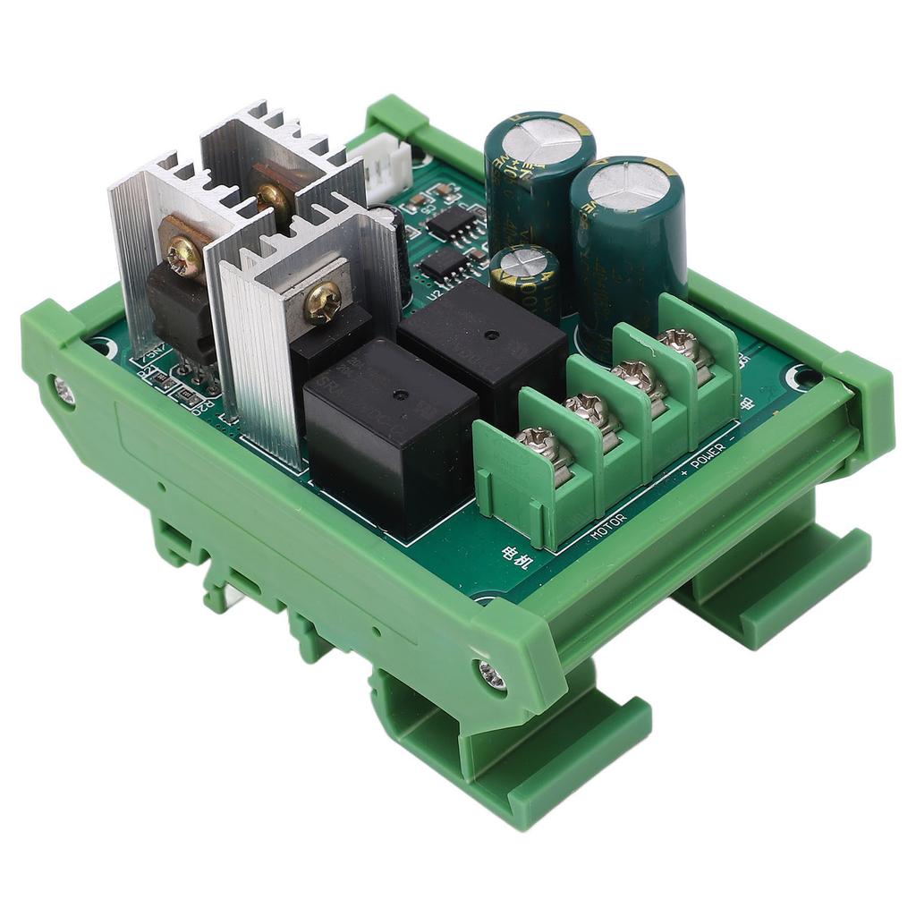 Модуль регулятора привода двигателя высокой мощности ШИМ регулятор скорости двигателя постоянного тока Монтаж на DIN-рейку DC12?55V