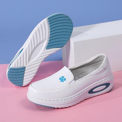 Новая обувь для медсестер для женщин Удобная Мягкая подошва Противоскользящая Дышащая Увеличивающая рост и Устойчивая к запахам обувь