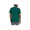 Adidas Originals Solid Color Logo Sports Short Sleeve T-Shirt Men Tops Green HG1430