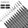 Набор пигментных линеров Micron, ручки для манги, игольчатые ручки, художественная кисть, ручки для обводки, скетч-файнлайнеры, канцелярские товары для рисования