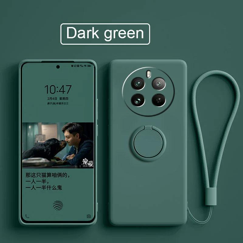 Чехол для Realme 12 Pro Plus, жидкий силиконовый держатель для кольца, мягкий чехол для телефона Realme 12 Pro + обновленная противоударная задняя крышка Fundas