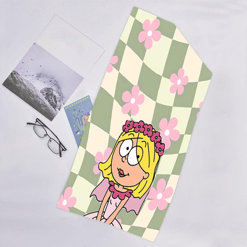 1pc Lizzie McGuire Y Sus Locuras1 Beach Towel, Beach and Seaside Swimming Pool Equipment, Fashion Pattern, Rectangular, Travel Essentials