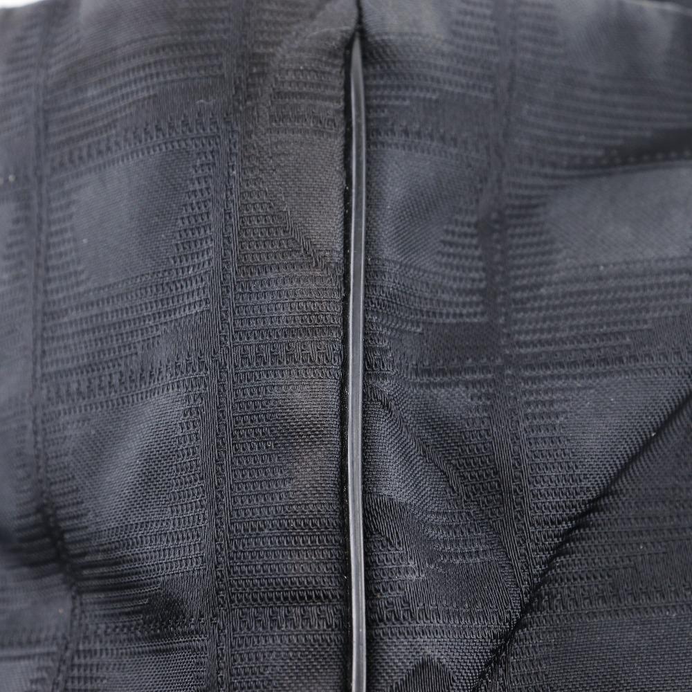 Chanel Сумка-тоут MM A15991 Новая дорожная линия черный нейлоновый холст Женская Б/У
