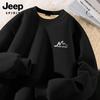 Мужская утепленная толстовка JEEP SPIRIT с круглым вырезом из овечьей шерсти