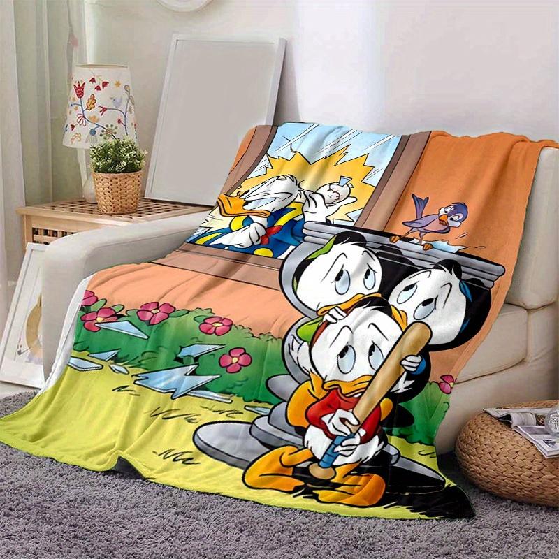 1pc, Duck Tales Throw Blanket Soft & Cozy Duck Family Design for Home Decor, Couch Cover, Travel, Camping, Car