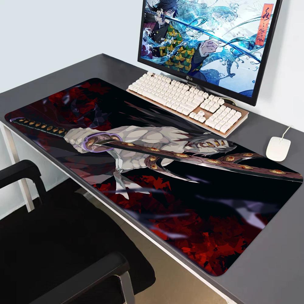 PC Red White Anime Character Gaming Mouse Pad Waterproof Desk Mat for Gamers