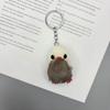 Мини-брелок из меха норки Желтая Утка Плюшевый Цыпленок Пара Подвеска Цепочка для сумки телефона Очаровательный элемент