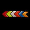 Body Arrow Decal Car-styling Car Sticker Reflective Sticker Exterior Accessories Car Accessories