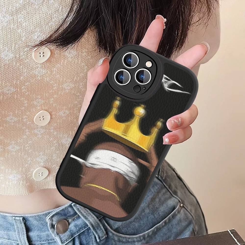 Rapper T-Tupac S-Shakur Phone Case For IPhone 16 15 14 13 12 11 Pro Max Plus 16E Soft Leather Cover