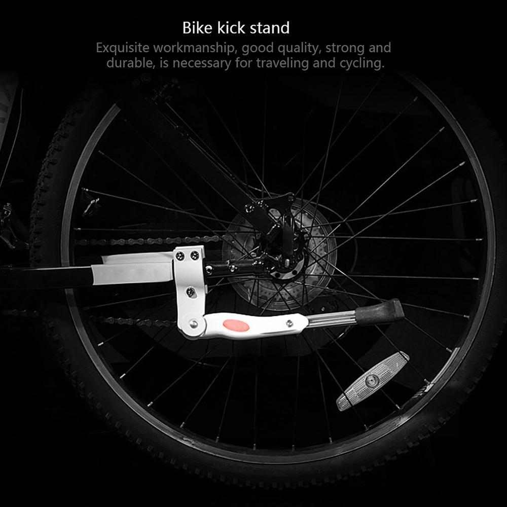 Adjustable Bike Kick Stand Aluminum Alloy Single-Side Kick Stand Bike Cycling