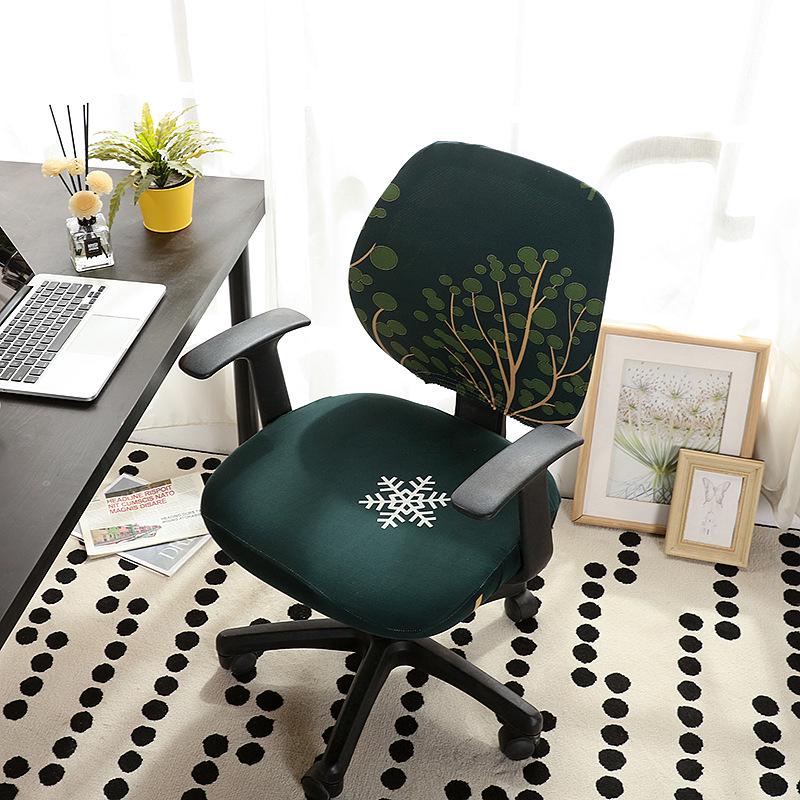 Universal Size Jacquard Dining Chair Cover Spandex Elastic Chair Slipcover Case Stretch Chair Cover for Office Home
