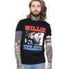 Willie Nelson Unisex Adult Stare Cotton T-Shirt
