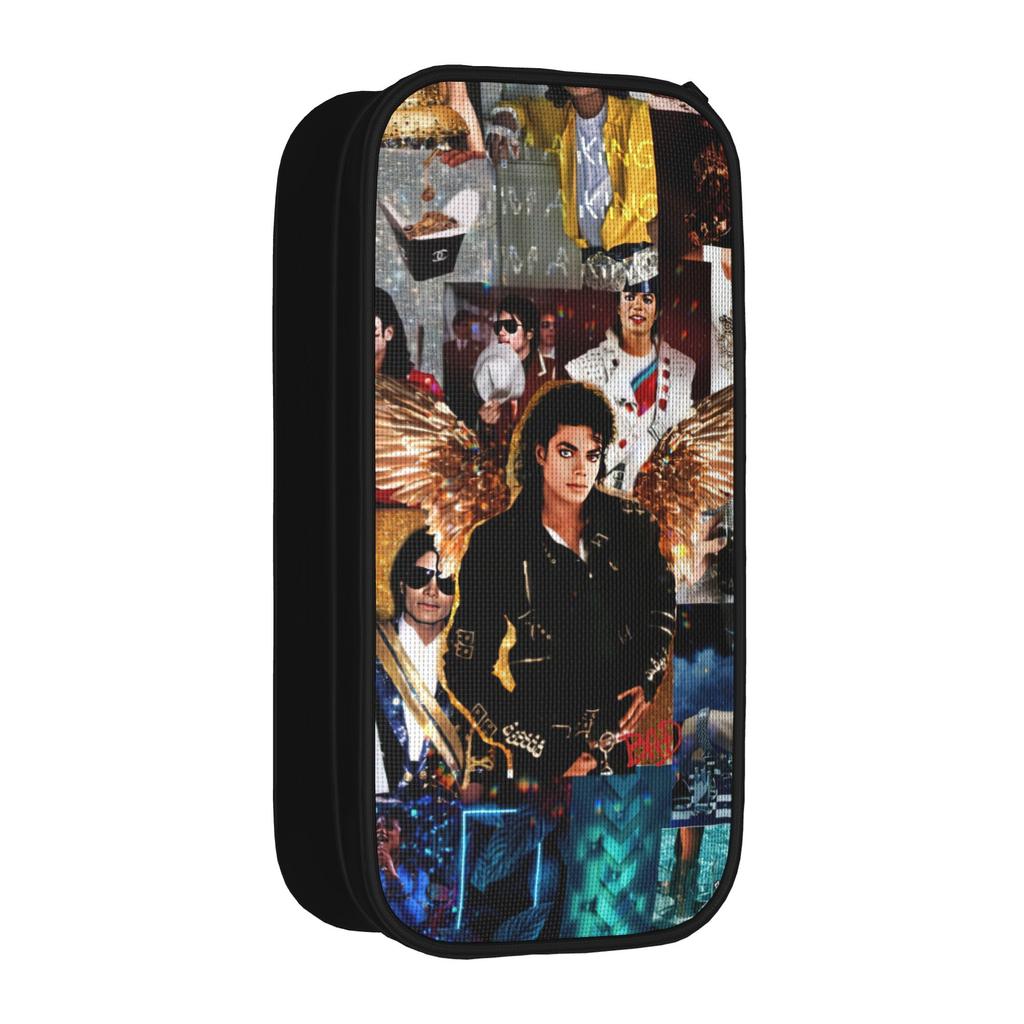 Michaels Jacksons Pencil Cases Pen Box Pencil Bags Girls Boys Big Capacity Students School Gifts Pencilcases