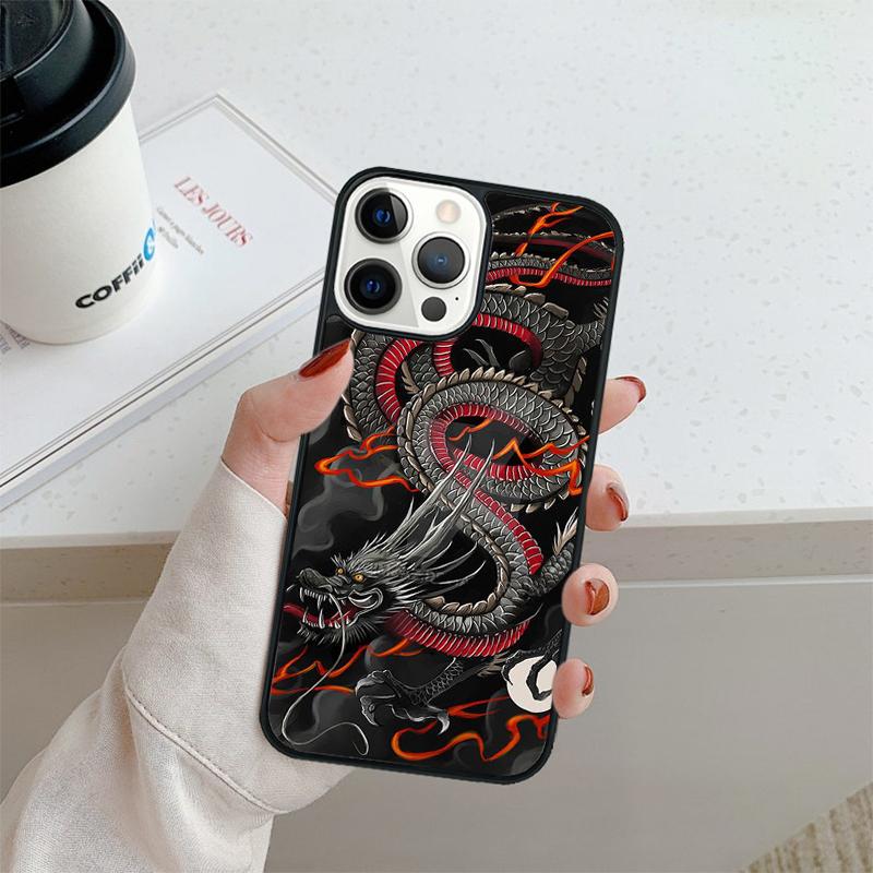 Легендарный Чехол для Телефона с Китайским Драконом Для iPhone 17 Air 16 pro max 15 14 plus 12 13 Чехол-накладка coque