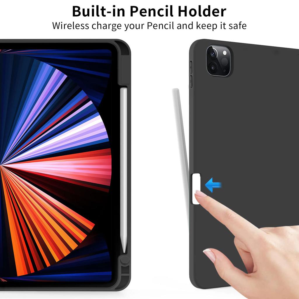 Чехол для iPad Pro 11 дюймов 4-го/3-го/2-го поколения с держателем для карандаша, для чехла iPad 11 Pro //, Складная смарт-обложка-подставка