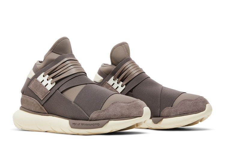 Мужские кроссовки adidas Y-3 Qasa High Коричневый Кремово-белый Коричневый/Коричневый/Кремово-белый