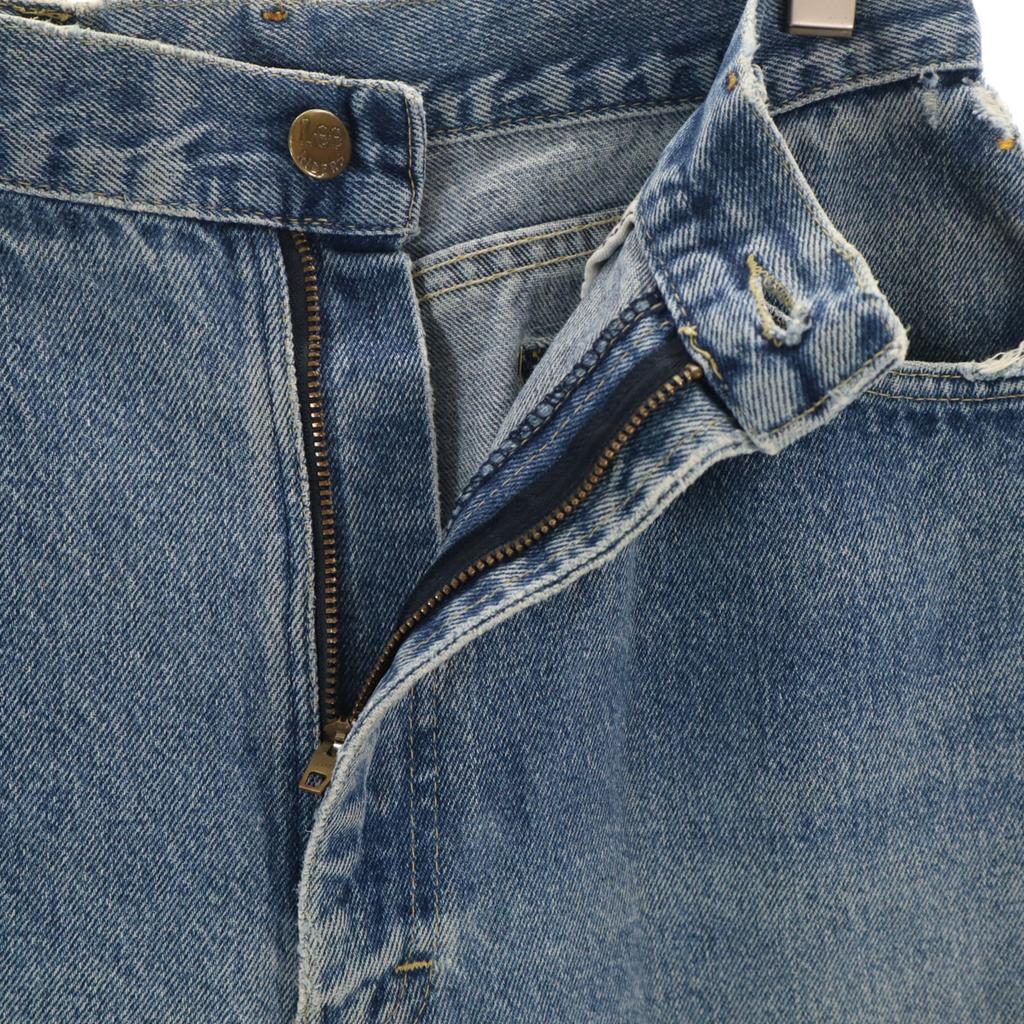Lee Джинсы с зауженными штанинами 90-х годов Made in USA Old 15 M синие джинсы Женские Б/У