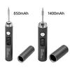 Новейший USB-паяльник с 5-ступенчатым контролем температуры, мини-паяльник, модели с разъемом Type C, 850/1400 мАч