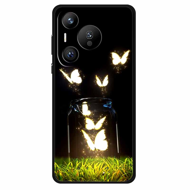 Чехол для Huawei Pura 70 Ultra Pro Силиконовый с рисунком животных ТПУ Мягкая задняя крышка телефона Для Pura70 Pro+ Чехол с львом Ударопрочный Чехол Pura70