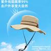 Outdoor Camping Quick Drying Mountaineering Waterproof Sun Hat Men and Women Fishing Sunscreen Sunshade Bucket Hat Western Cowboy Hat