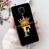 For Xiaomi Redmi Note 9 Pro Case Note 9S Cute Crown Letters Cover Clear Silicone Phone Case For Redmi Note 9 Pro Max Soft Fundas