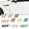 Car Accessories Metal GT Grille Emblem Rear Trunk Body Badge Sticker For Peugeot Decorative Strips 208 508 308 5008 2008 3008