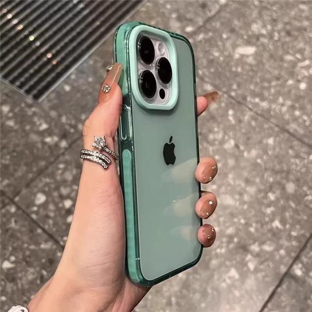 Роскошный прозрачный цветной чехол для iPhone 16 Pro Max для iPhone 15 14 13 12 11 Pro Max X Xs Xr Мягкая защитная крышка