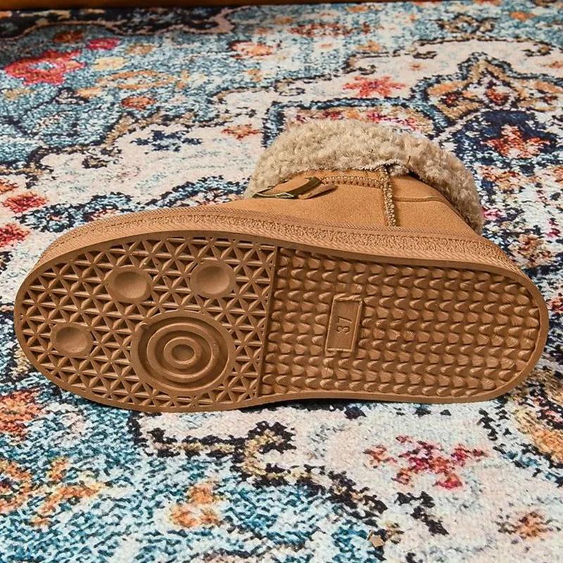 Модные новые повседневные женские зимние ботинки для активного отдыха, женские зимние новые модные женские ботинки с круглым носком и толстой подошвой, размеры 36-41