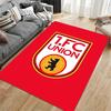 1.FC Union Logo Red Carpet suitable as a non-slip mat for the living room or bedroom sofa
