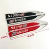 2Pcs Metal Stickers Car Body Decoration Stickers For Honda Civic FIT Accord MG85 Prelude CRV 5th Mugen CRZ CRX Jazz HRV Pilot Odyssey