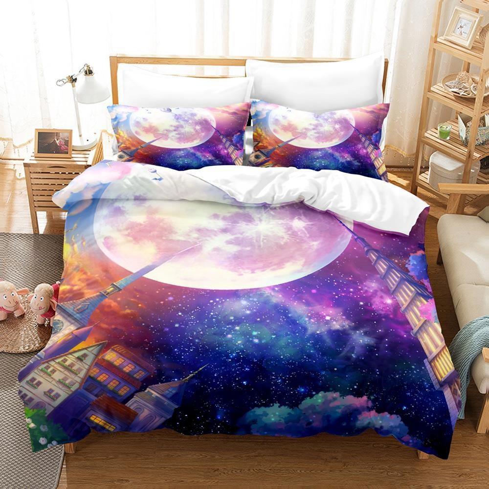 New Game Promise of Wizard Bedding Set Duvet Cover Comforter King Queen Twin Size Boys Girl Adult