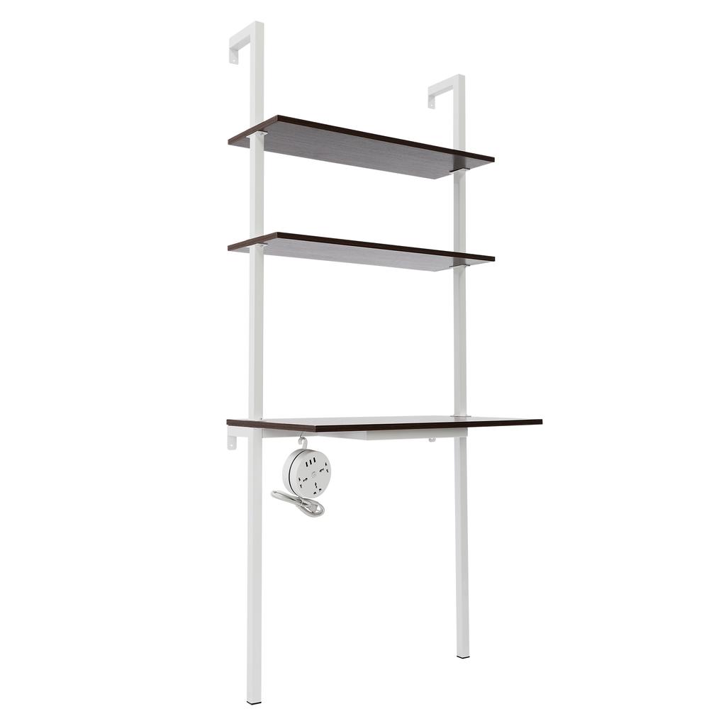 3-ярусный настенный стол, настенный компьютерный письменный стол, настенный органайзер, монтажные отверстия для экологичной доски для студенческих общежитий