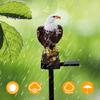 Модная смоляная статуя Садовый кол-светильник Белоголовый орёл Скульптура Декор