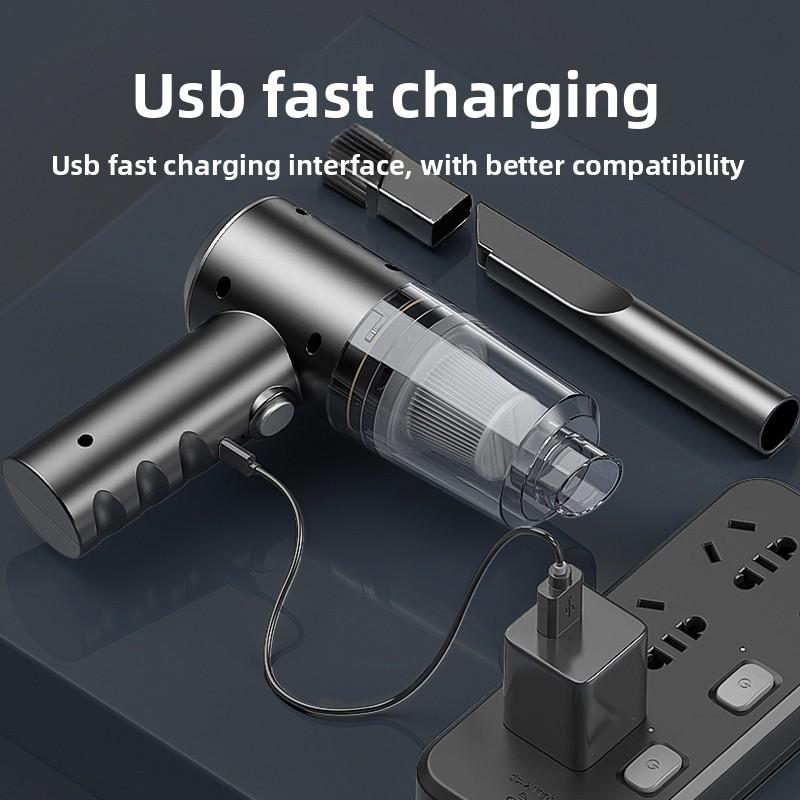 Новый беспроводной автомобильный, бытовой ручной, маленький, многофункциональный, портативный, устанавливаемый в автомобиль, высокомощный, двойного назначения для выдува и всасывания va