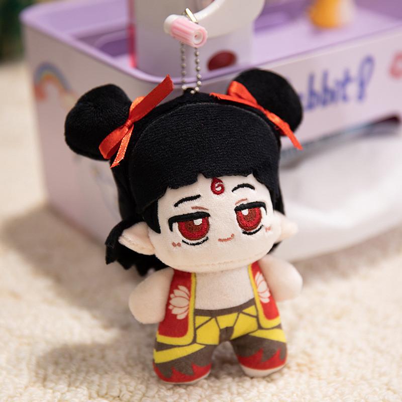 Aobing Ne Zha Cartoon Movie Toy Pendant Plush Doll Anime Character Gift Cute