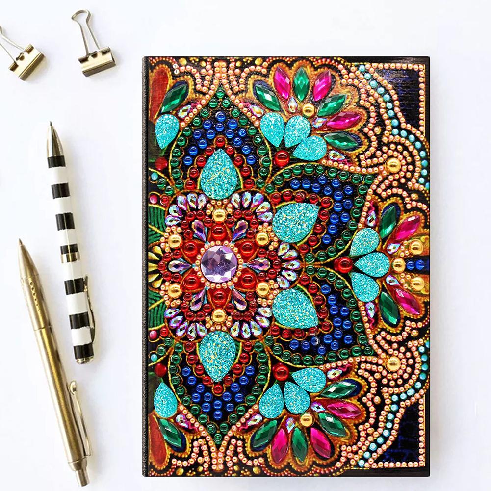 Notebook DIY Mandala Special Shaped Embroidery Cross Stitch Diary Book