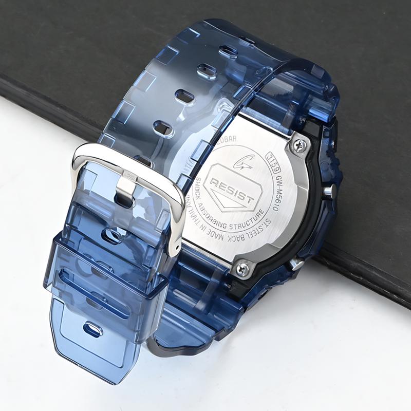 Ремешок для часов из смолы + чехол для Casio G-Shock DW-5600/5000/5030/5025 GW-M5610/M5600 G-5600 GLX-5600 Браслет Аксессуары