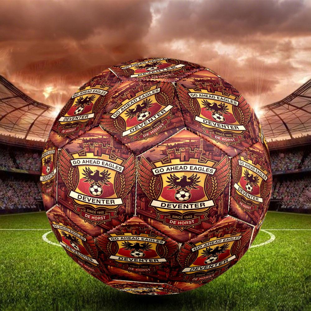 Мяч для футбола Go Ahead Eagles, размер 5, стандартный матч для спортивной игры и тренировок команды, идеальный подарок для футбольных фанатов