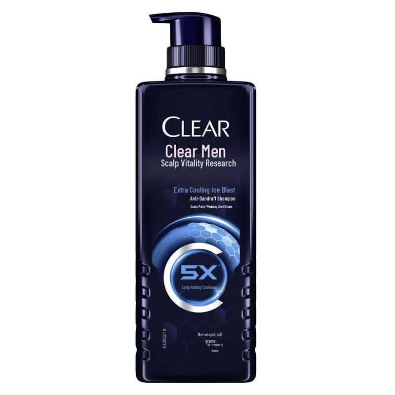 CLEAR Men's Cool Mint Anti-Dandruff Shampoo