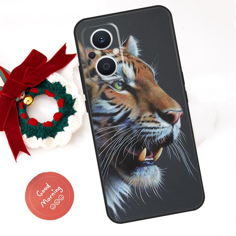 Чехол Animal Tiger для OPPO Reno 8 Lite 10 11 12 13 14 Pro 11F 12F 13F 14F Чехол OPPO Find X8 X5 X6 X9 Pro