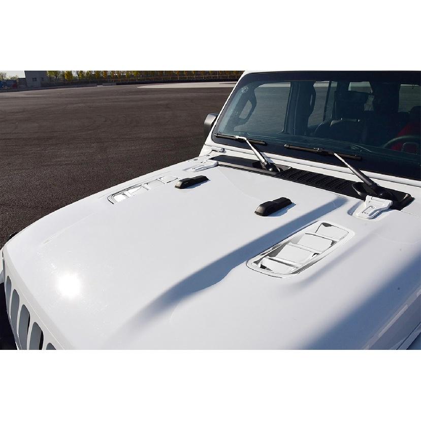 Автомобильный передний капот с вентиляционными отверстиями для Jeep Wrangler JL Gladiator JT 2018 2022, выпуск воздуха снаружи двигателя