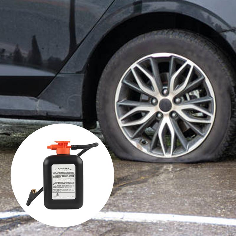 Tire Puncture Sealant Liquid Quick Fixing Tire Sealant Repair Fluid Professional Tire Repair Tool 450ml For Tubeless Tires Fit
