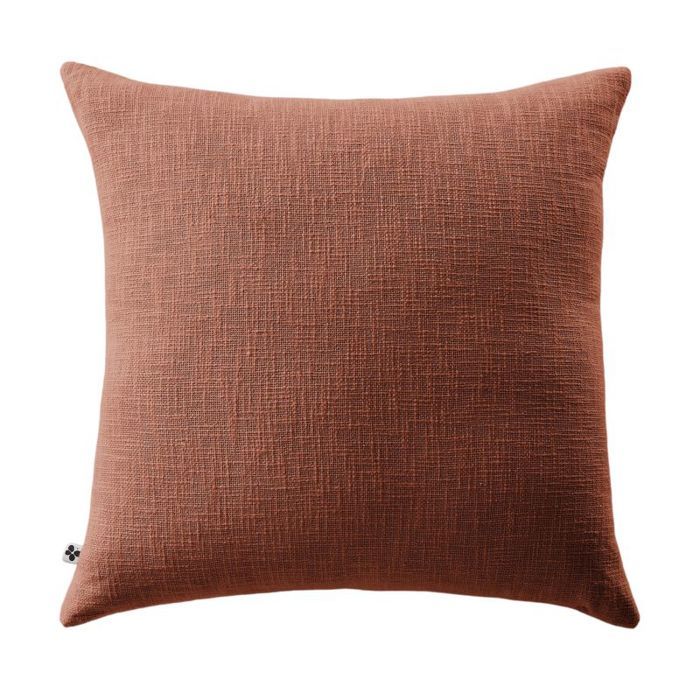 Coussin déhoussable "Sixtine" 60 x 60 cm L'effet Papillon - Sixtine Terracotta