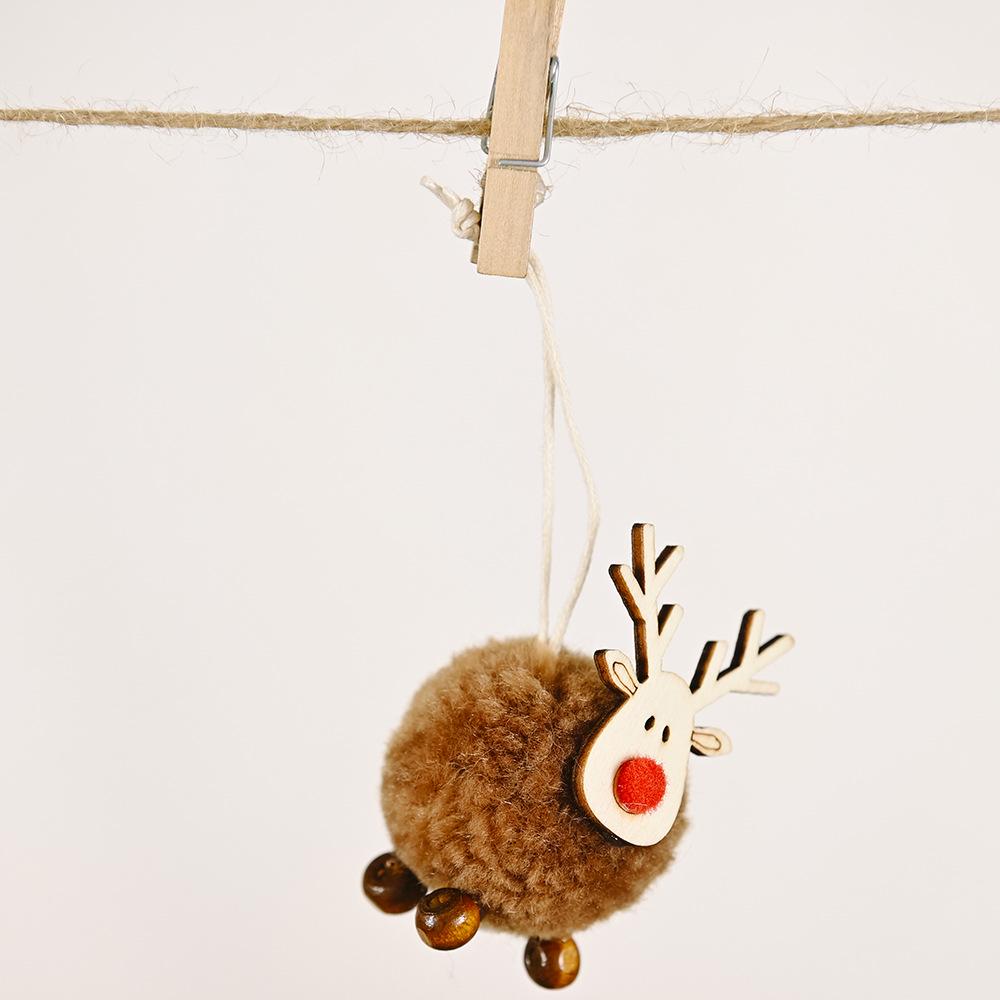 Felt Reindeer Ornament - Creative Christmas Tree Moose Pendant Decoration & Gift